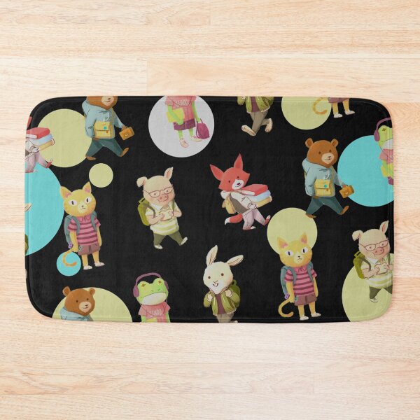 Item preview, School animals pattern designed and sold by mcamedia.