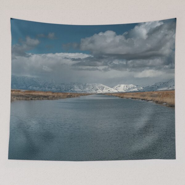 Item preview, Cold snowy winter landscape designed and sold by Ventures1.