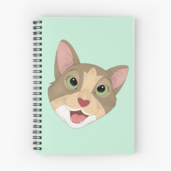 Item preview, Cartoony American Shorthair Cat Head Illustration designed and sold by pawtraitdreams.