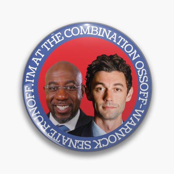 Item preview, Combination Ossoff-Warnock Senate Runoff designed and sold by GrellenDraws.