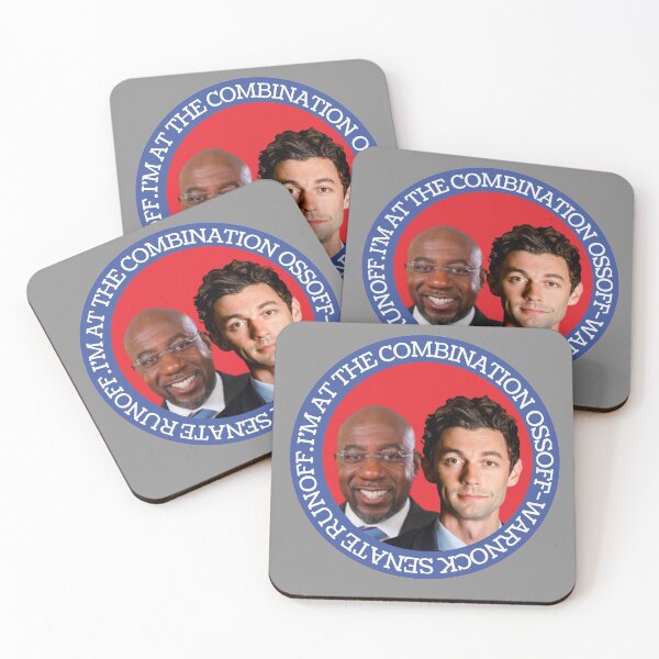 Item preview, Combination Ossoff-Warnock Senate Runoff designed and sold by GrellenDraws.