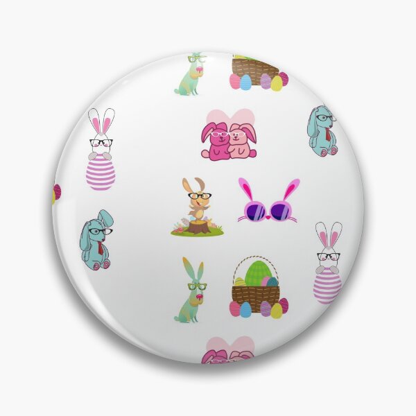 Item preview, Bunny With Glasses Sticker Pack designed and sold by SportyDogShop.