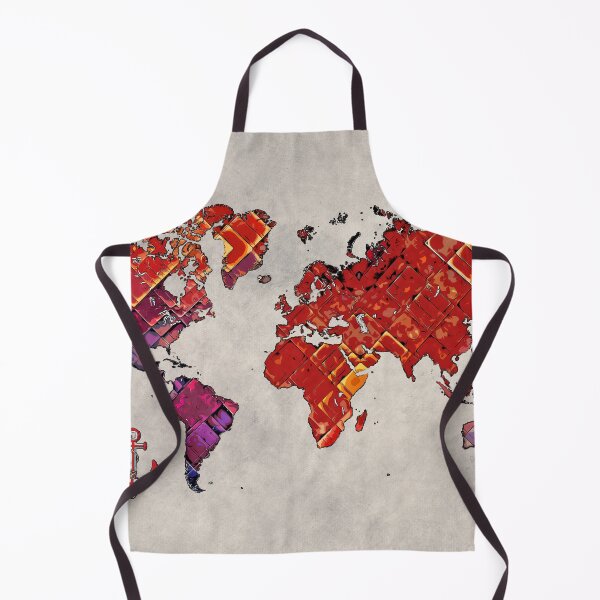 Item preview, world map art cartoon #map #worldmap designed and sold by JBJart.