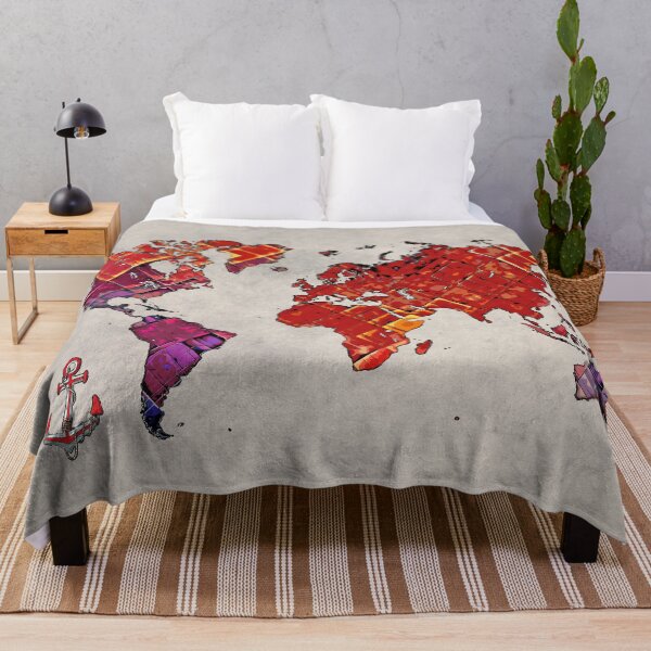 Item preview, world map art cartoon #map #worldmap designed and sold by JBJart.