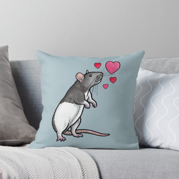 Item preview, Hooded rat love (topear) designed and sold by animalartbyjess.