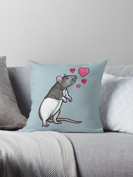 Item preview, Hooded rat love (topear) designed and sold by animalartbyjess.