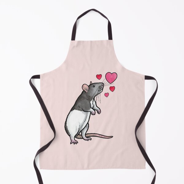 Item preview, Hooded rat love (topear) designed and sold by animalartbyjess.