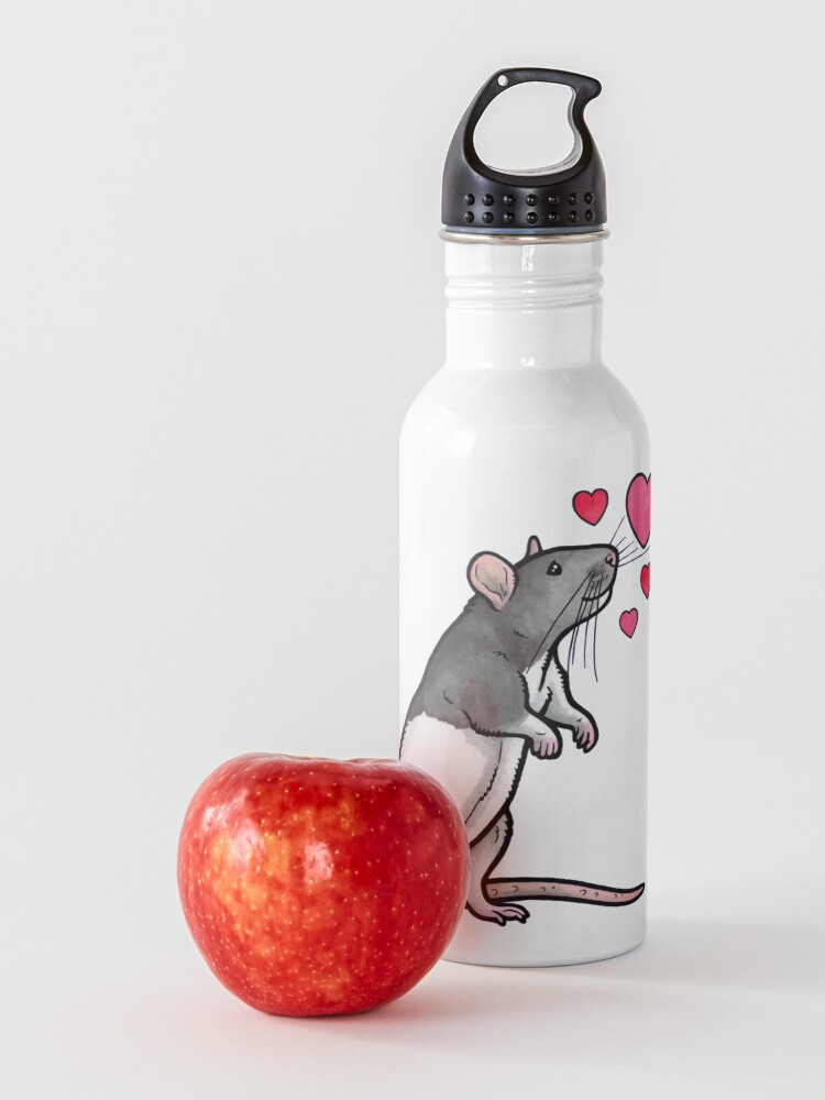 Alternate view of Hooded rat love (topear) Water Bottle