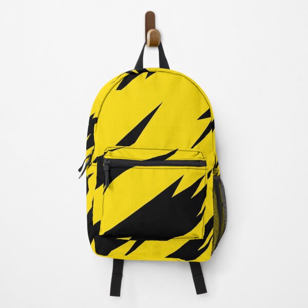 Item preview, Random lightning thunder backdrop seamless pattern on yellow designed and sold by mashmosh.