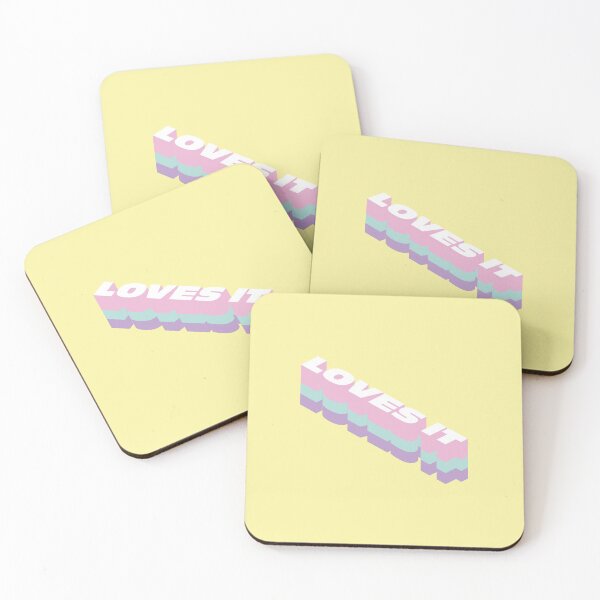 Item preview, "Loves it" Paris Hilton Pastel Typography Print designed and sold by niamhburke16.