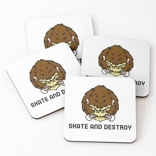Item preview, Skate and Destroy Ape designed and sold by NoelNimmad.