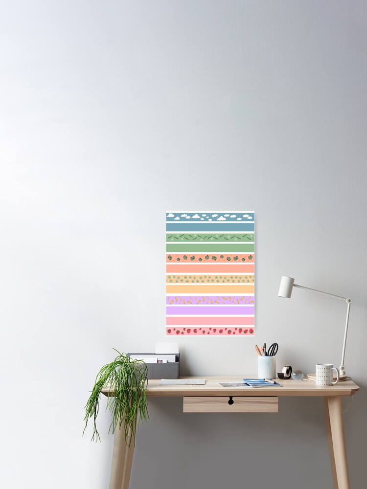 Washi tape set Poster for Sale by sudenur