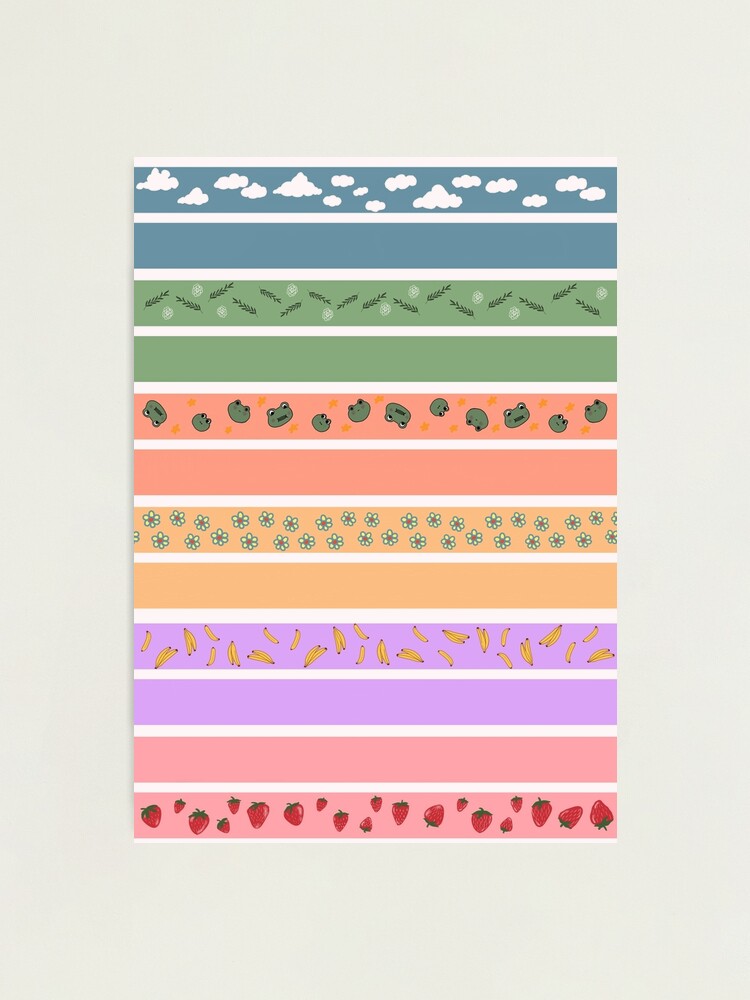 Washi tape set Photographic Print for Sale by sudenur