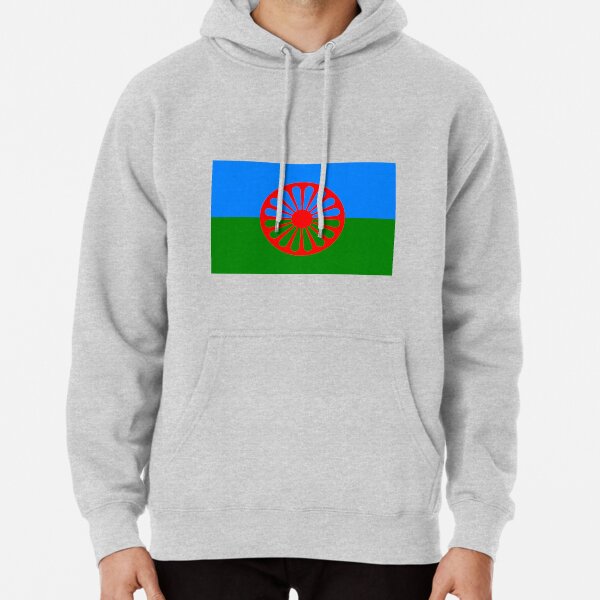 Flag of the Romani people Pullover Hoodie