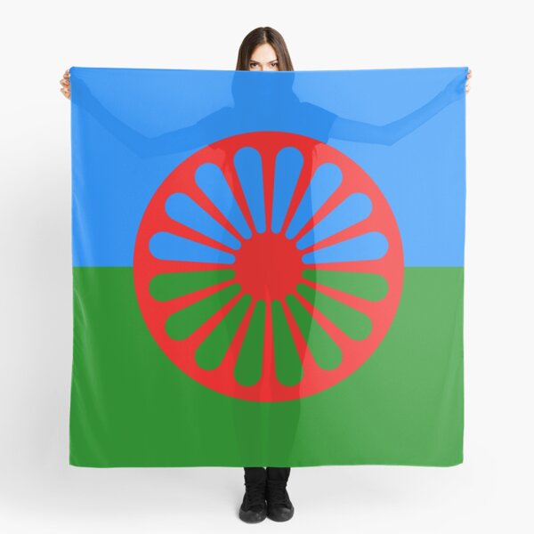 Flag of the Romani people Scarf