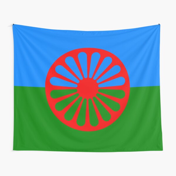 Flag of the Romani people Tapestry