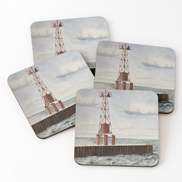 Item preview, Flag tower in Pentwater, Michigan  designed and sold by Hummingbirdhope.