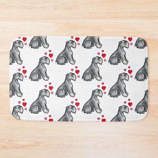 Item preview, Mini Schnauzer love designed and sold by animalartbyjess.