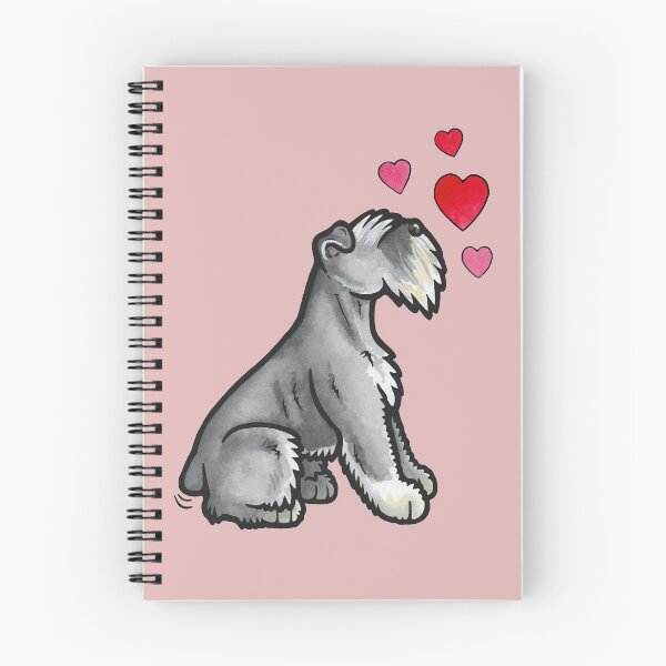 Item preview, Mini Schnauzer love designed and sold by animalartbyjess.