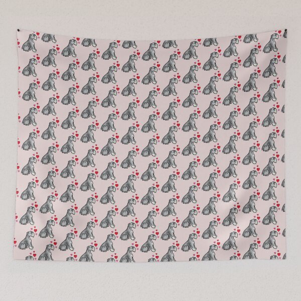 Item preview, Mini Schnauzer love designed and sold by animalartbyjess.