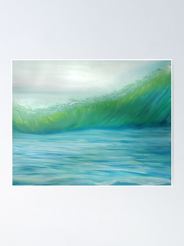 new-wave-oil-painting-by-tabitha-kremesec-poster-for-sale-by