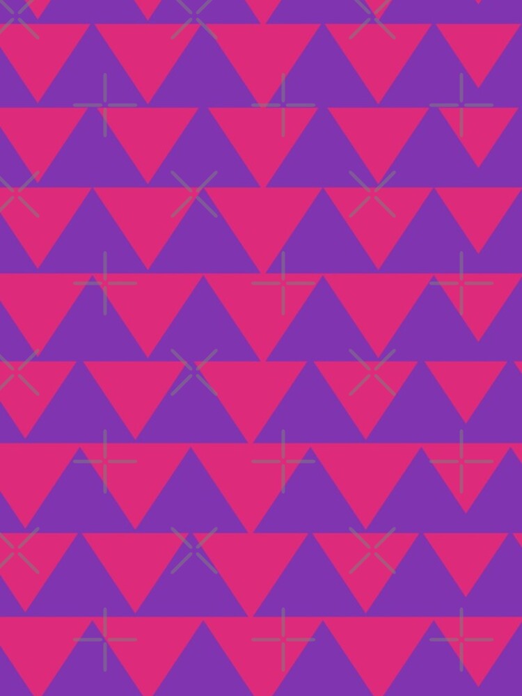 Thumbnail 4 of 4, iPhone Case, Purple Triangles designed and sold by RioCariocaClub.