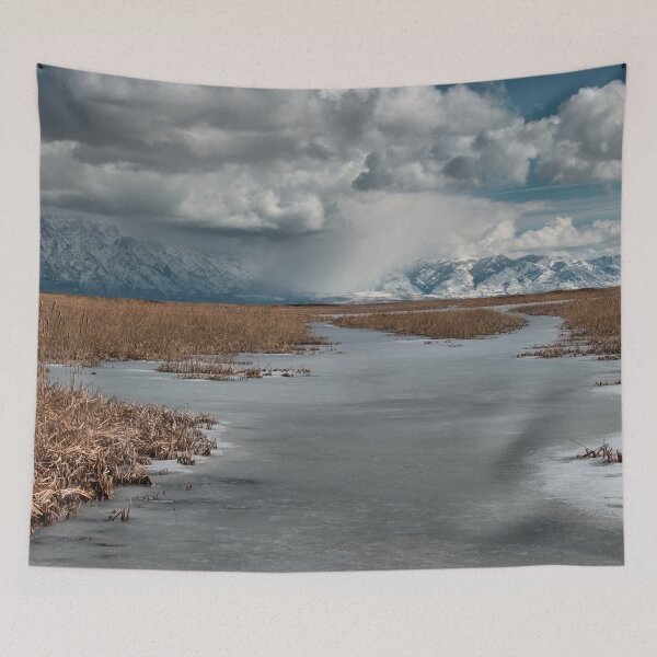 Item preview, Cold snowy winter landscape designed and sold by Ventures1.