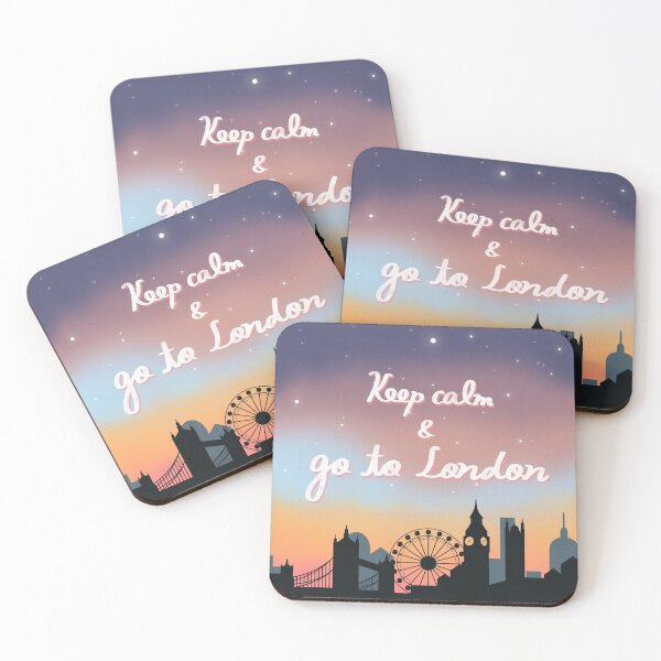 Item preview, UK London Skyline- Keep calm & go to London  designed and sold by Trista Designs.