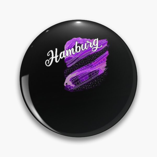 Item preview, Galaxy Lettering Watercolor Hamburg Purple designed and sold by AOCreativeProd.