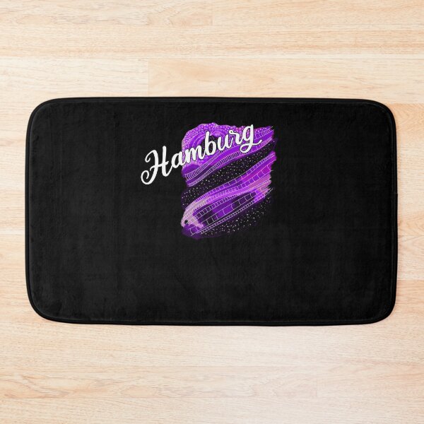 Item preview, Galaxy Lettering Watercolor Hamburg Purple designed and sold by AOCreativeProd.