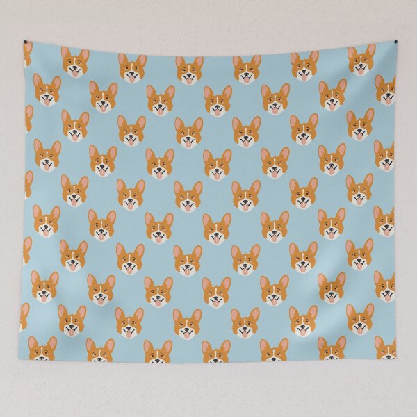 Item preview, Corgi Dog Design - Blue designed and sold by Crayonjar.