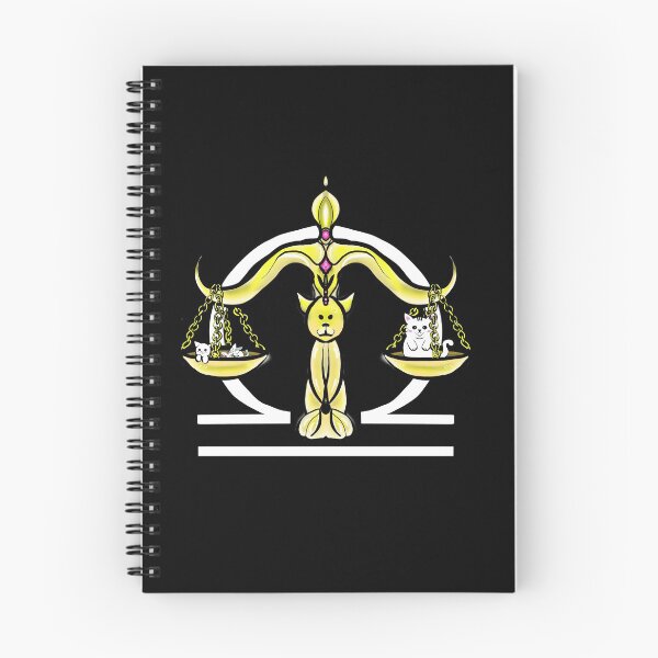 Item preview, Copy of Zodiac sign Libra cat black background designed and sold by ZeroXIII.