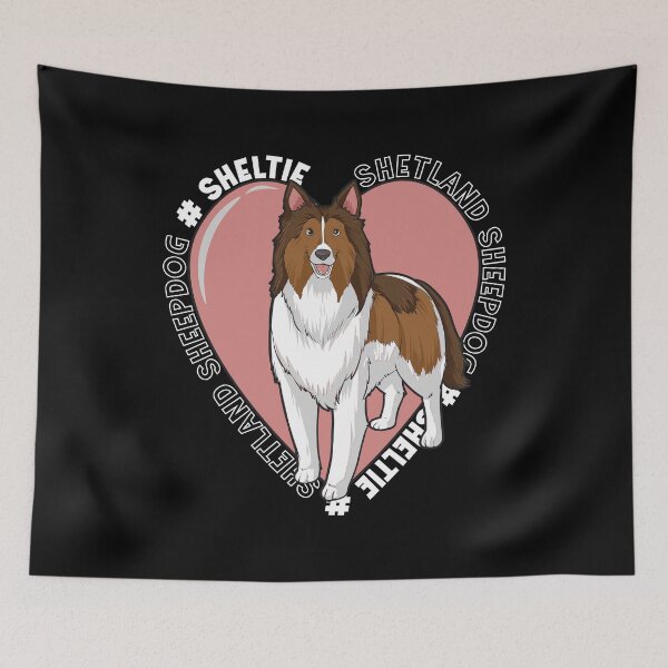 Item preview, Shetland Sheepdog Sheltie with Heart designed and sold by FalkDania.