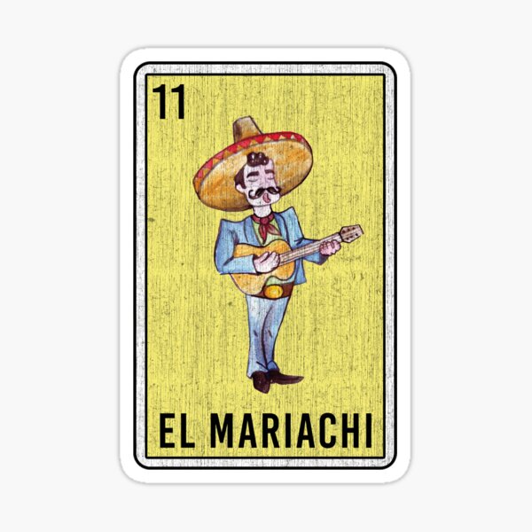 Item preview, Mexico Lottery - Bingo Card - Mariachi designed and sold by cappu1.