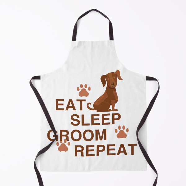 Item preview, Dog Grooming Eat Sleep Groom Repeat designed and sold by ComedyQuotes.