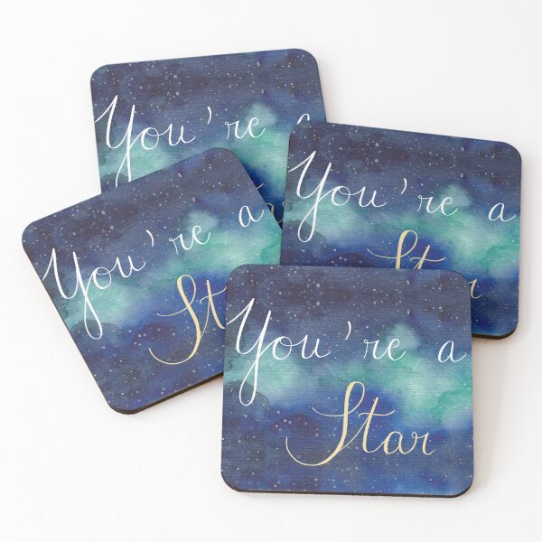 Item preview, „You‘re a Star“ Galaxy Design in Green designed and sold by nabeArtist.