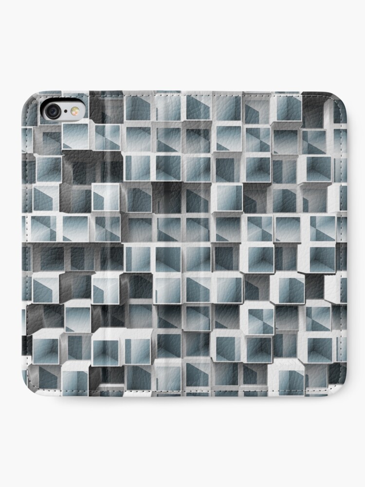 Alternate view of Cubes Within Cubes iPhone Wallet