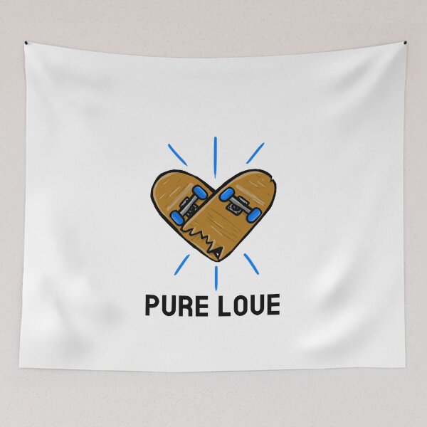 Item preview, Skateboard Heart Love designed and sold by NoelNimmad.