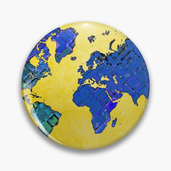 Item preview, world map art blue #map #worldmap designed and sold by JBJart.