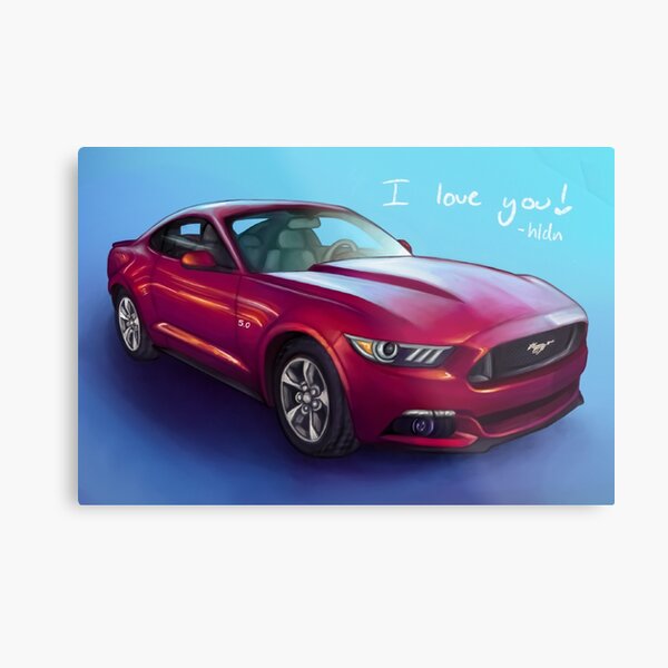 Mustang 2015 Impression métallique