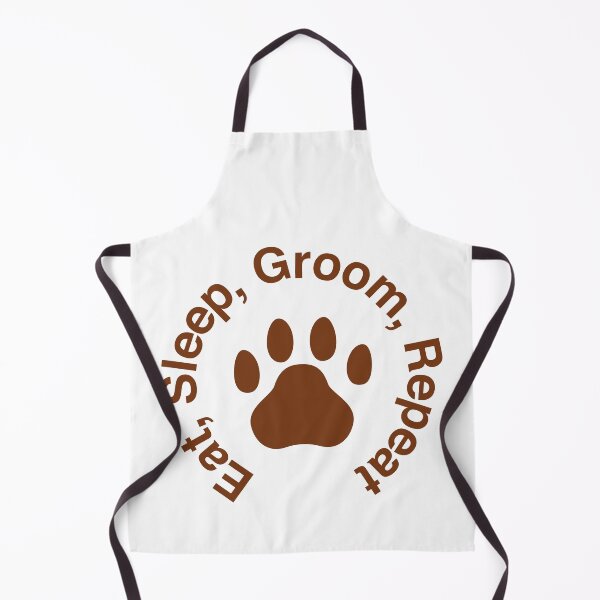 Item preview, Dog Grooming Eat Sleep Groom Repeat designed and sold by ComedyQuotes.