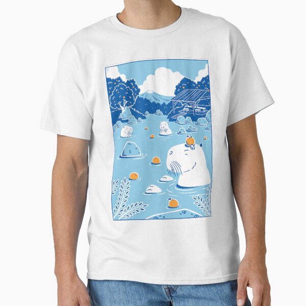 Item preview, Capybara Yuzu Onsen  designed and sold by sisnotanartist.