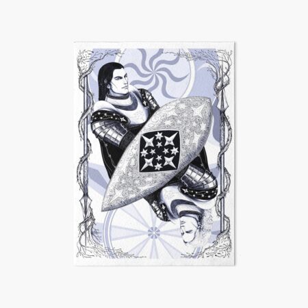 Scion of Kings (violet) Art Board Print