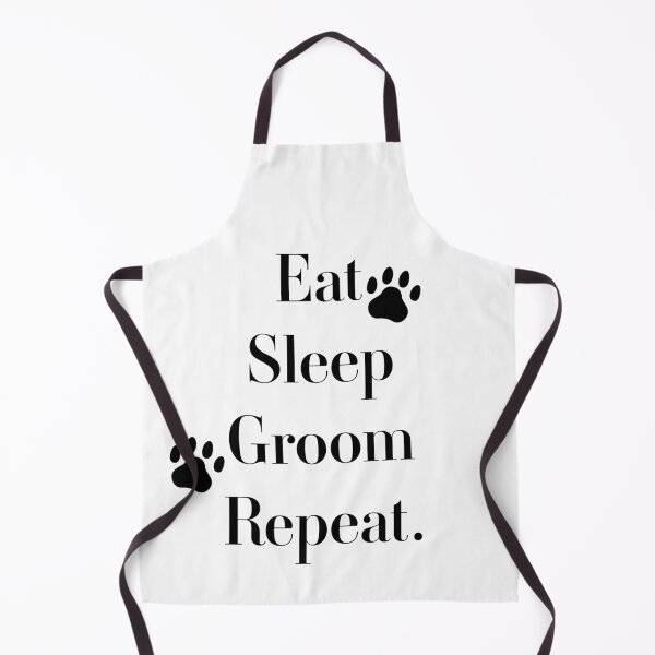 Item preview, Dog Grooming Eat Sleep Groom Repeat designed and sold by ComedyQuotes.