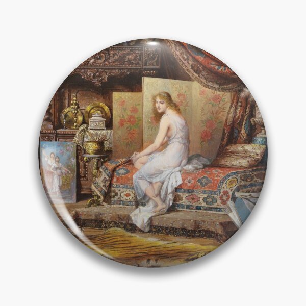 Item preview, The Artist and His Model (19th century) - Carl Schweninger the Younger designed and sold by SALON DES ARTS.
