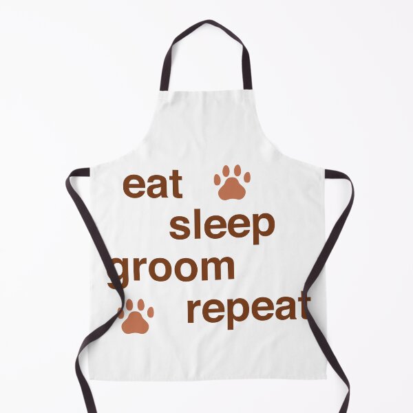 Item preview, Dog Grooming Eat Sleep Groom Repeat designed and sold by ComedyQuotes.