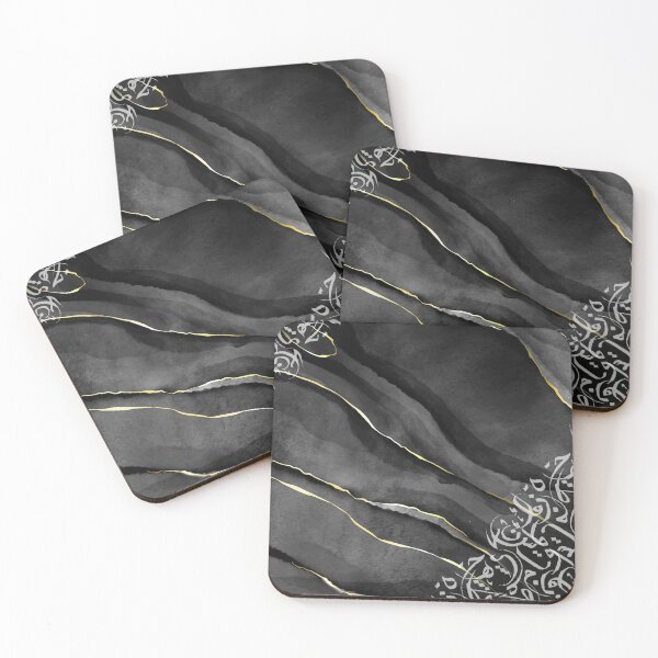 Item preview, Black and gold watercolour stain - Dusk designed and sold by TheOpulent.