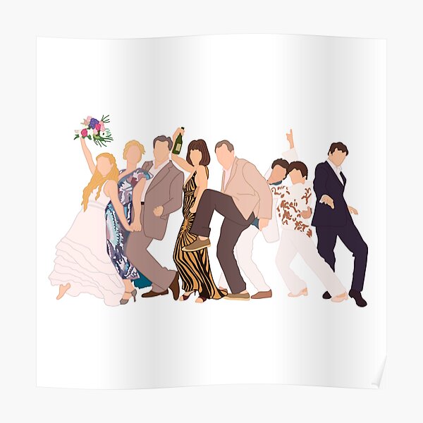 Mamma Mia Sticker Poster