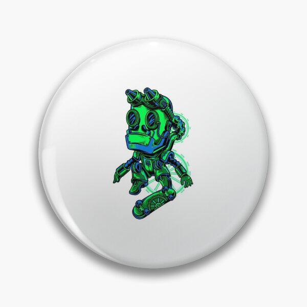 Item preview, Skateboarding cyborg designed and sold by NoelNimmad.