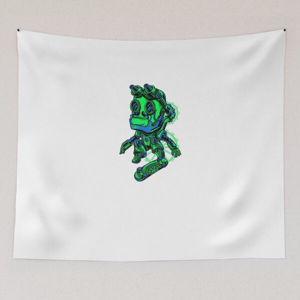 Item preview, Skateboarding cyborg designed and sold by NoelNimmad.